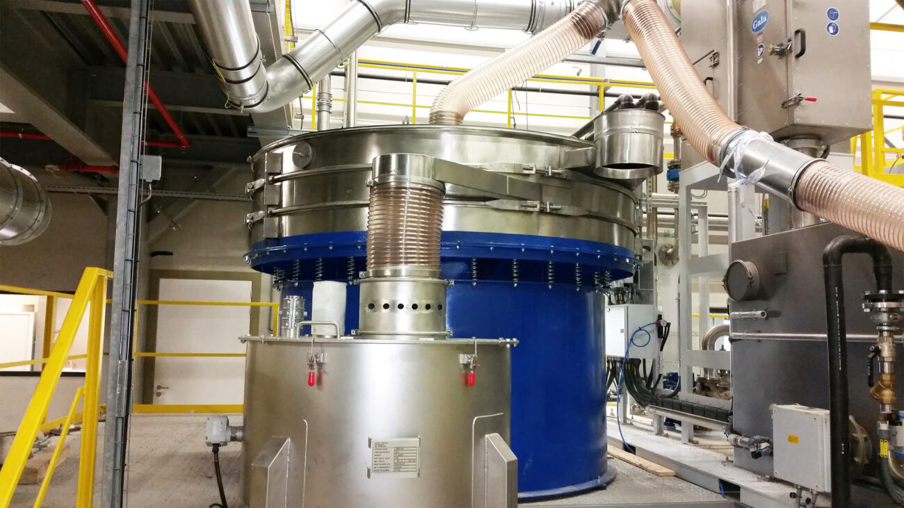 cassava sieving machine